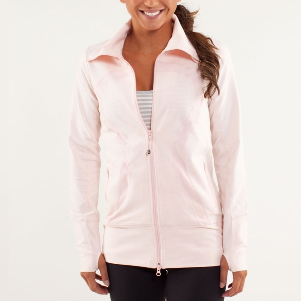 Lululemon In Stride Jacket - Pretty Pink, size 4